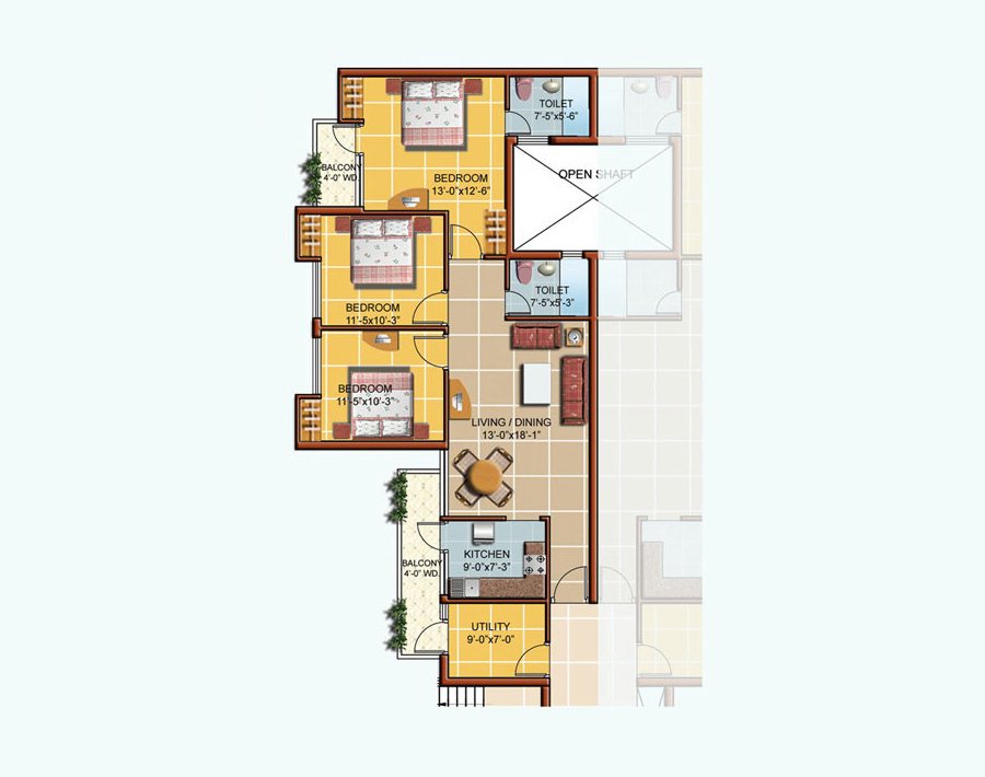 Flats in Faridabad​